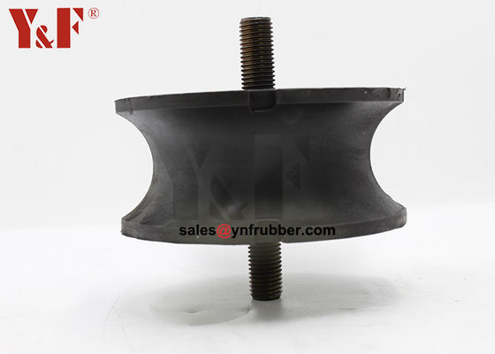 Flex Bobbin Mounts Anti-Vibration Sandwich Gummi Mounts Schwarz
