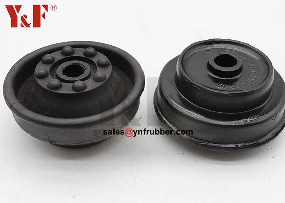 Schwarze Anti-Vibrationsmaschine Montage 1 mm - 200 mm Höhe