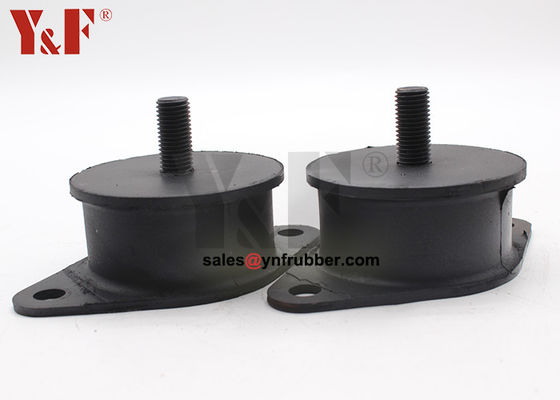 Industrielle Verdichter Gummihalter Vibrationsabsorption Schwarze Farbe